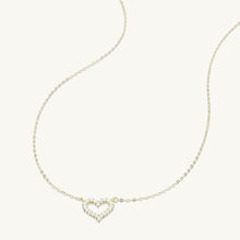 Open Heart Chain Necklace