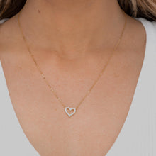 Open Heart Chain Necklace