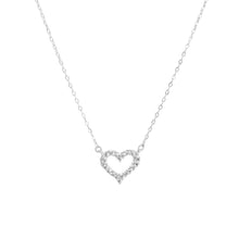 Open Heart Chain Necklace