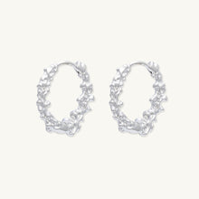 Organic Molten Huggie Hoop Earrings