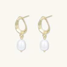 Organic Pearl Drop Earrings