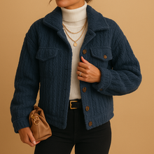 Mabel Veste Trucker Woman in Sherpa – Casual Coat Soft Lined with Relaxed Fit & Warm Interior