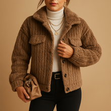 Mabel Veste Trucker Woman in Sherpa – Casual Coat Soft Lined with Relaxed Fit & Warm Interior
