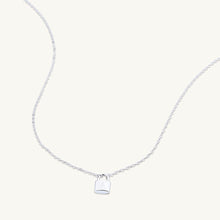 Padlock Initial Letter Necklace