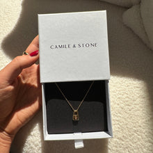 Padlock Initial Letter Necklace