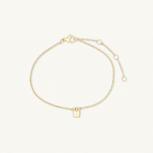 Mini Padlock Initial Letter Bracelet