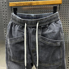 Jiro Stretch Jogger Pants for Men – Modern casual cut denim effect with elastic waistband