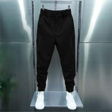 Leo Men's Stretch Pants – Modern slim pants with elastic waistband & smart casual style