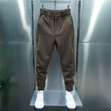 Leo Men's Stretch Pants – Modern slim pants with elastic waistband & smart casual style