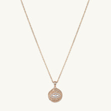 Pave Evil Eye Pendant Necklace