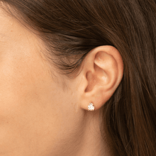 Pear Sapphire Stud Earrings