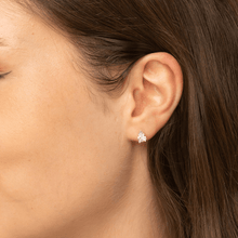 Pear Sapphire Stud Earrings