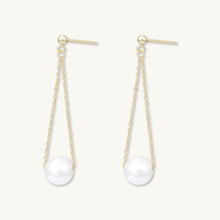 Pearl Drop Stud Earrings