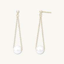 Pearl Drop Stud Earrings