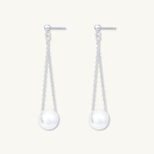 Pearl Drop Stud Earrings