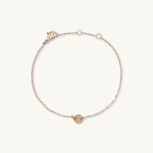 Petite Circle Medallion Disc Bracelet