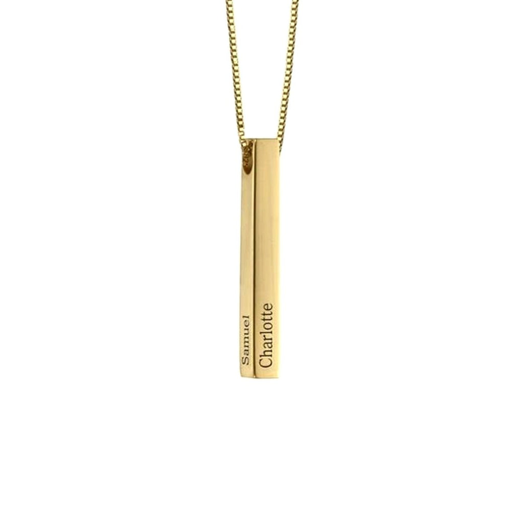Pillar Bar Name Necklace