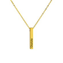 Pillar Bar Name Necklace
