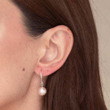 Pink Freshwater Pearl Drop Earrings