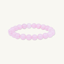 Pink Quartz Crystal Gemstone Bracelet