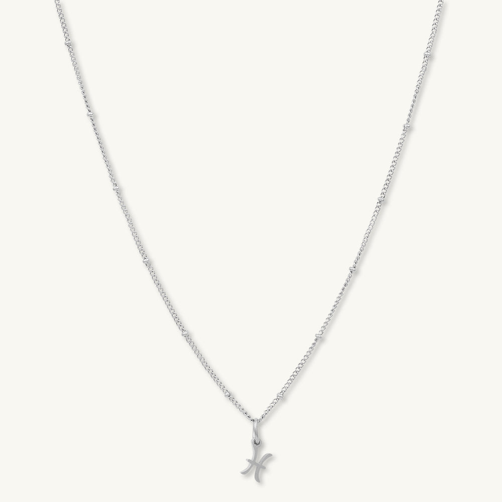 Pisces Pendant Zodiac Star Sign Necklace