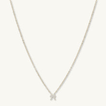 Pisces Sapphire Charm Zodiac Star Sign Necklace