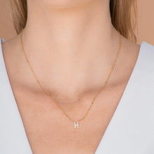 Pisces Sapphire Charm Zodiac Star Sign Necklace