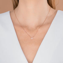 Pisces Sapphire Charm Zodiac Star Sign Necklace