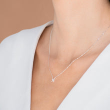 Pisces Sapphire Charm Zodiac Star Sign Necklace