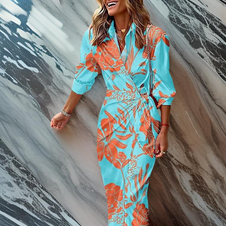 Women's wrap dress Miral – Elegant cut, flattering silhouette & summer design