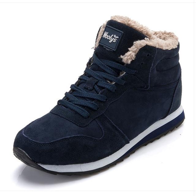 Niel Winter Boots for Men – Warm and Insulated Suede Design with Durable Grip Rubber Sole