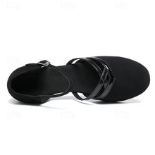 Zeline Women's Dance Shoes – Comfortable Latin & Ballroom Sandals with Stable Heel
