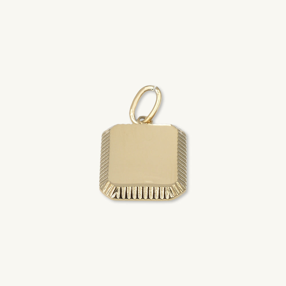Rectangle Tag Engraved Personalised Pendant