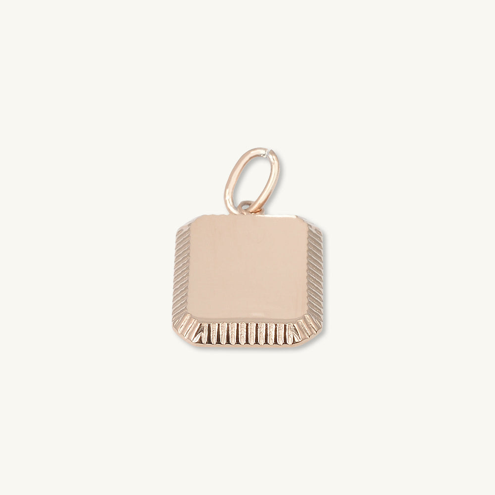 Rectangle Tag Engraved Personalised Pendant
