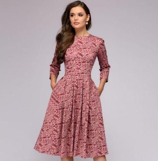 Maia Evening Dress Woman – Elegant Satin Dress with Flattering Cut for Festive Occasions