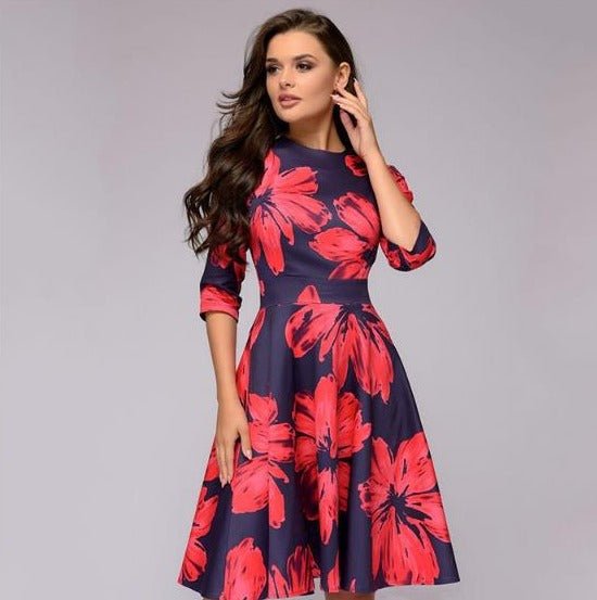 Maia Evening Dress Woman – Elegant Satin Dress with Flattering Cut for Festive Occasions
