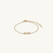 Ribbon Bow Infinity Chain Bracelet