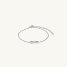 Ribbon Bow Infinity Chain Bracelet