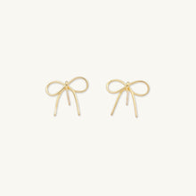 Ribbon Bow Stud Earrings