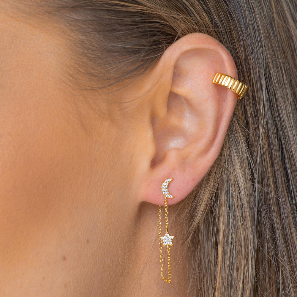 Ridges Ear Cuff Earrings
