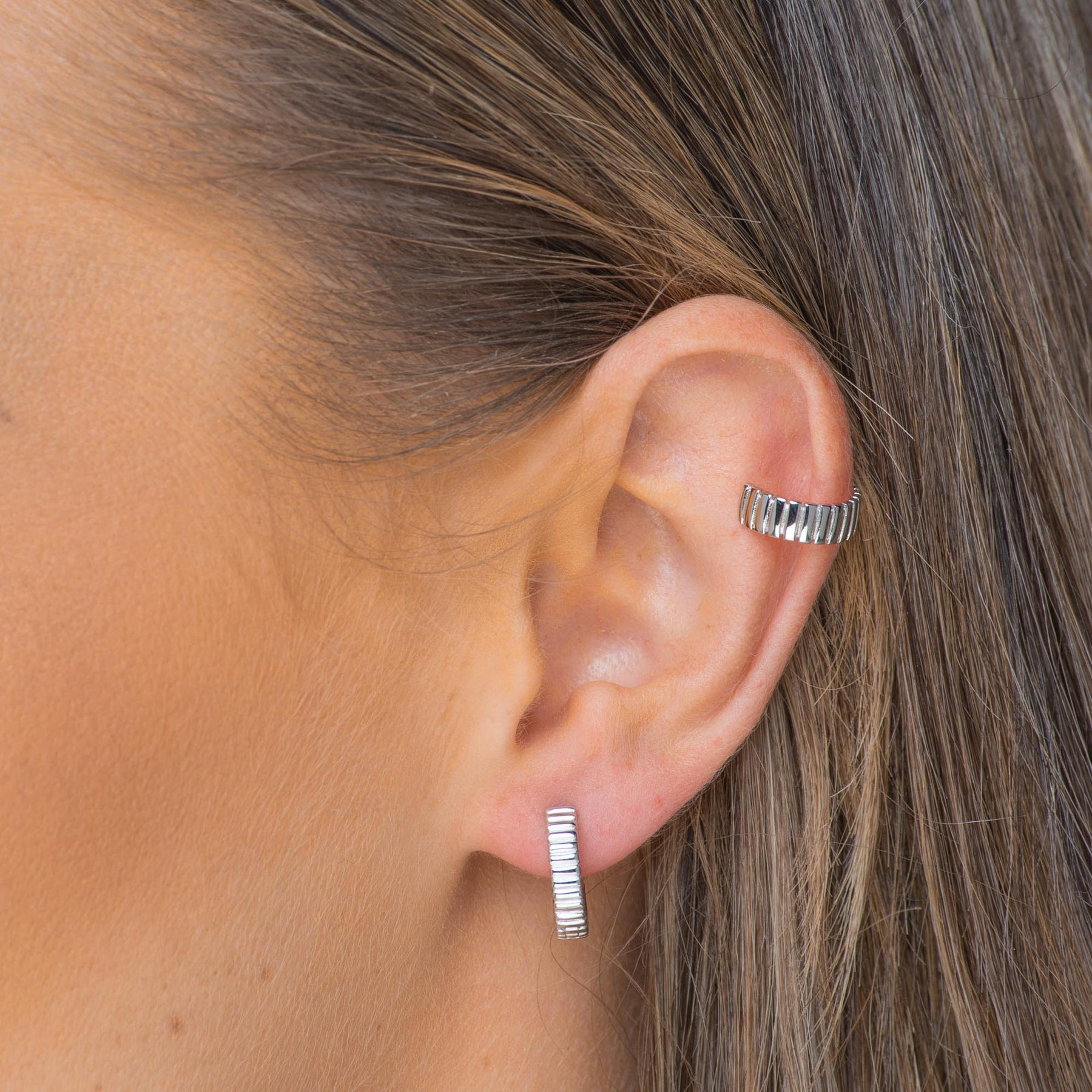 Ridges Ear Cuff Earrings