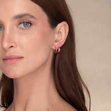 Ridges Huggie Earrings