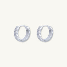 Ridges Huggie Earrings