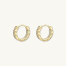 Ridges Huggie Earrings