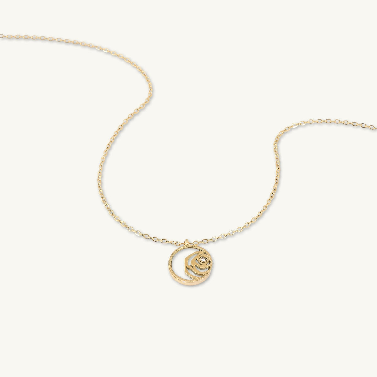 Rose Mother Of Pearl Necklace