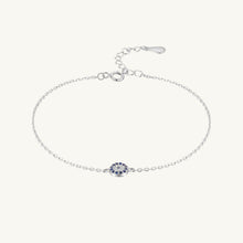Round Evil Eye Pave Bracelet