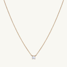Round Sapphire Chain Necklace