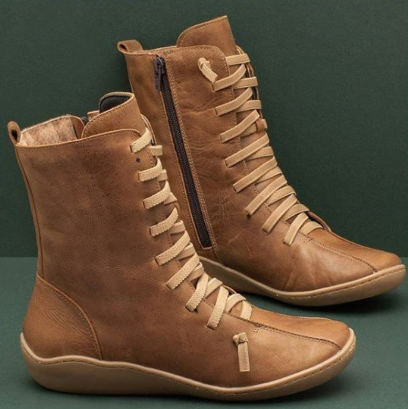 Andrea Women's Boots – Elegant & Comfortable Handmade Ankle Boots with Sole