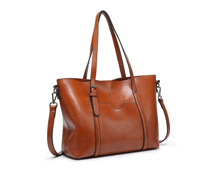 Nyomi Tote Bag Woman – Large Elegant and Functional Leather Work Bag