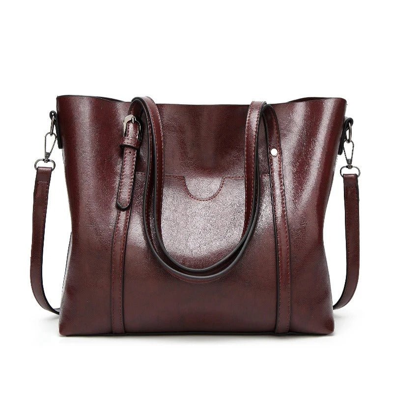 Nyomi Tote Bag Woman – Large Elegant and Functional Leather Work Bag